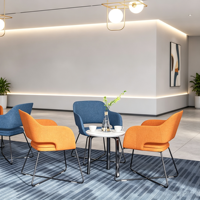 Chaise d'appoint de loisirs à structure métallique en promotion – Mobilier contractuel pour bureau, salle d'attente, réception, salle de réunion, hôtel, bibliothèque et projets