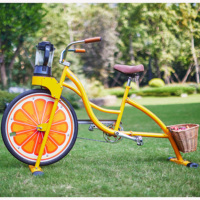Bicicleta Exi Party Juicer de energía humana para adultos, uso en interiores y exteriores, máquina publicitaria de frutas