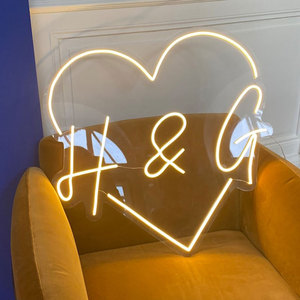 Personalizado 0-9 Letrero de neón Número uno Letrero de neón Luz LED Número 5 Decoración para boda Fiesta de cumpleaños - Product Image 5