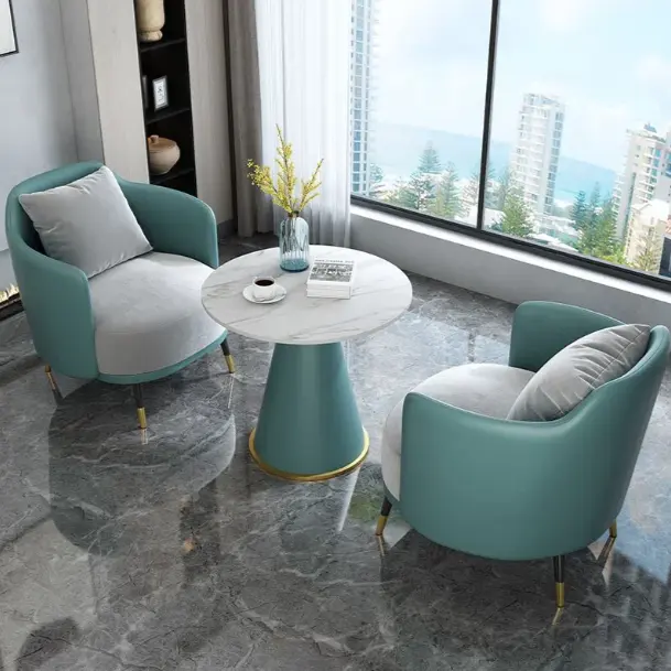 Low price upholstered Nordic colorful green french Modern hotel club Luxury indoor restaurant dining velvet living room chairs