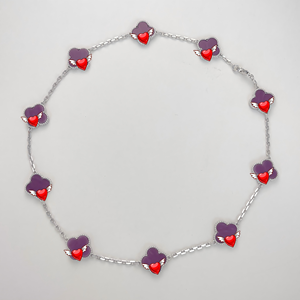<span class=keywords><strong>Collier</strong></span> trèfle à quatre feuilles en argent sterling S925 plaqué or 18 carats, motif dix fleurs, possibilité de demander le catalogue Van Cleef auprès du vendeur - Product Image 3