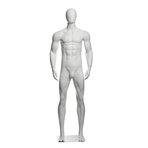 Mannequins masculins blancs en plastique NIP-W pour vitrine, mannequins masculins grandeur nature pour l'affichage de vêtements - Product Image 5