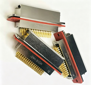 Conector Rectangular Micro J24H-51TKH, 51 Posiciones, Hembra, Tipo Solder Cup, Bloqueo Rápido, Paso de 1.27mm, Equivalente a GJB2446A - Product Image 4