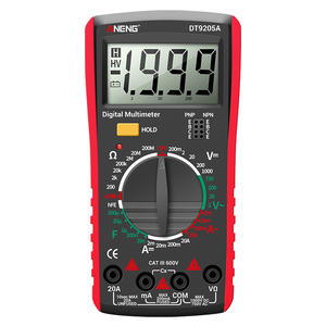 Multímetro digital voltímetro Amperímetro Corrente Tensão Medidor Resistência Capacitância <span class=keywords><strong>Tester</strong></span> (Vermelho) Hot-vender na <span class=keywords><strong>China</strong></span> - Product Image 1