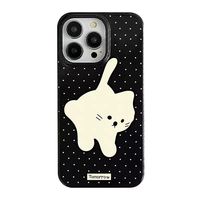 Coques de téléphone portable mignonnes et abordables à motif chat pour iPhone 17 Air 16 15 Plus Pro Max 14 13 12 11 X – Housse de protection antichute et antichoc