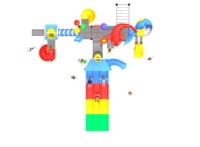 Fabricant d'équipements de jeux d'eau en plein air, conception personnalisée, prix bas, toboggan aquatique en métal et plastique pour usage domestique