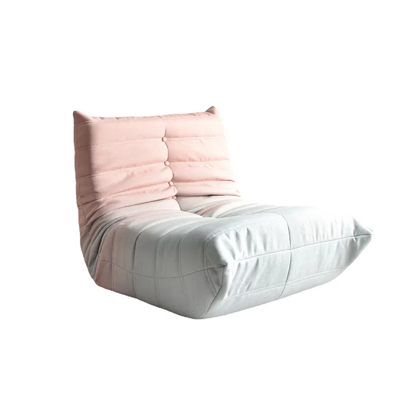Sofá preguiçoso, cadeira reclinável única, luz luxuosa para sala de estar, quarto, lazer, sala de estar, saco de feijão
