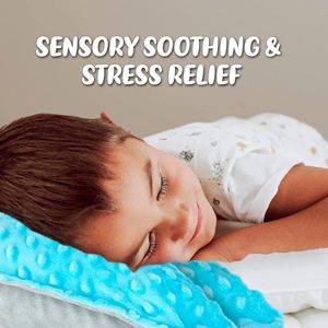 Almohada Sensorial Vibratoria <span class=keywords><strong>para</strong></span> Aliviar la <span class=keywords><strong>Ansiedad</strong></span>, Calmar el Estrés y Terapia Relajante, Material TPE <span class=keywords><strong>para</strong></span> Necesidades Sensoriales y Autismo - Product Image 6