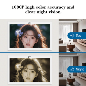 Hệ thống <span class=keywords><strong>intercom</strong></span> 1080P anjielo hồng ngoại thông minh ejeas <span class=keywords><strong>intercom</strong></span> Hệ thống camera với 148 ° Lĩnh vực xem cho biệt thự và căn hộ - Product Image 2