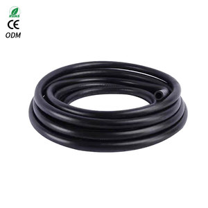 Tubo Flessibile in Nylon Intrecciato Nero 8mm 10mm Resistente al Calore e all'Olio Tubo per Carburante e Benzina Multiuso per Aria e Acqua - Product Image 1