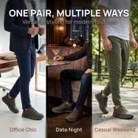 Chaussures de sport pour hommes en cuir gris, légères, à lacets, confortables, antidérapantes, avec logo personnalisé, vente en gros OEM