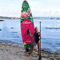 Planche de surf gonflable Fayean One Layer rose flamant rose, planche de surf debout, planches de sup gonflables