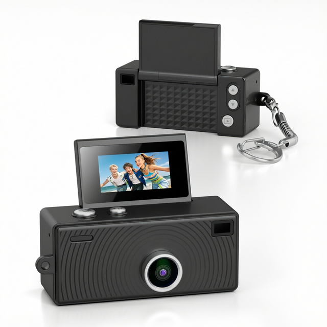 G62Pro Wearable Keychain Digital Camera CMOS MicroSD 2000 Mini Digicam 1080P 21 Creative Filters
