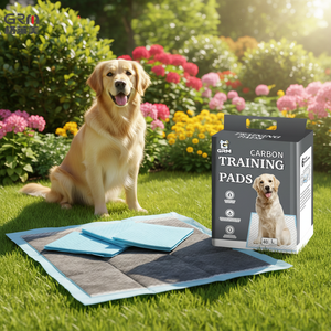 Tappetini Assorbenti <span class=keywords><strong>per</strong></span> Cuccioli con Carbone di Bambù e Feromoni, 6 Strati, OEM, Tappetini Igienici in Carbonio <span class=keywords><strong>per</strong></span> <span class=keywords><strong>Cani</strong></span>, Usa e Getta - Product Image 1