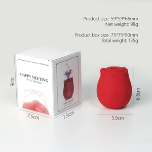 Vibratore Clitorideo a Forma di Rosa per Donne, Vibratore Succhiante, Giocattoli Sessuali per Adulti, Ricaricabile USB - Product Image 3