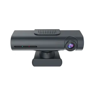 4K USB C PTZ Webcam com microfone para mac mini, flexível e rápido controle de gestos AI auto rastreamento, pan tilt e zoom digital 2x