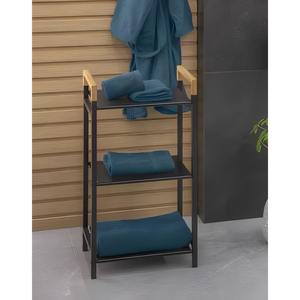 HAITI LINE - ESTANTE DE ALMACENAMIENTO NEGRO Y NATURAL - Product Image 1