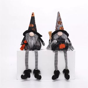 Gnomos de Halloween Iluminados, Juego de 2 Piezas, Lindos Muñecos de Bruja de Peluche, Regalo Festivo - Product Image 5