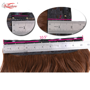 Silike — Extensions de cheveux longs bouclés synthétiques, cheveux longs, queue de cheval avec <span class=keywords><strong>Clip</strong></span>, couleur ombrée, offre spéciale - Product Image 6