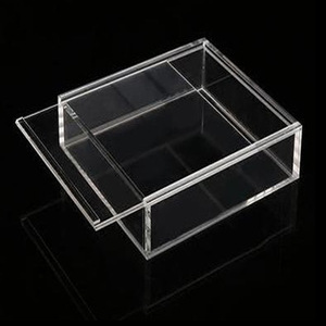 Perspex Acrylic Storage Box With Lid Custom Acrylic Boxes With Sliding Lid