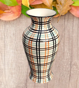 Printed Ceramic Vase Decorative Floral <b>Holder</b> For Tabletop Home Office Living Room Interior Display Flower <b>Pots</b> & Planters - Product Image 1