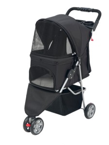 Trọng lượng nhẹ 3-bánh Xe đẩy vật nuôi với điều chỉnh & Chống thấm nước các tính năng thân thiện với môi & kháng khuẩn lớp phủ có thể gập lại thiết kế - Product Image 2