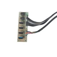 Boîtier d'ordinateur personnalisé, panneau frontal, support de baie, port USB, audio HD, microphone, panneau frontal multifonction pour PC