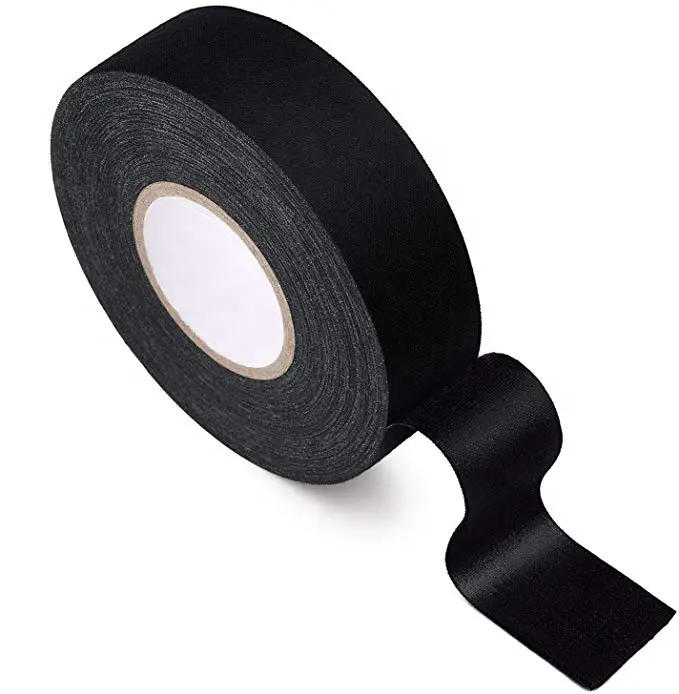 Hockey Tape, Black Cloth Grip Tape for Hockey Ice Field Lacrosse Sticks Blade