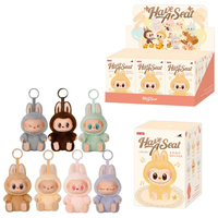 Gros nouveau POP Mart 100% Original avoir un ensemble série boîte Macron V2 Labubu boîte aveugle figurine jouets