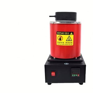 Fourneau de fusion électrique à induction haute température pour étain, argent, cuivre, aluminium, or, mini, petit moteur, 110V/220V, capacité 800kg/h - Product Image 1