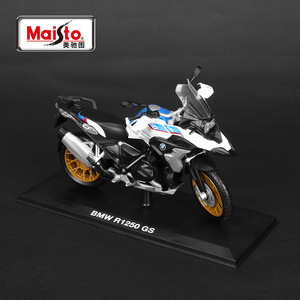 Modèle de <span class=keywords><strong>moto</strong></span> en métal moulé sous pression à l'échelle 1/12 de Maisto, collection avec base pour Ducati, emballage en boîte couleur - Product Image 4
