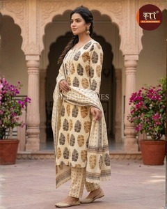 Premium Quality Cotton Stitched Kurta/Kurti Women Elegant Quick Dry Modern Party Daily Wear All Seasons <b>Wedding</b> Design Available - Product Image 2