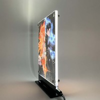 Led rétro-éclairé affiche épée Art en ligne Anime veilleuse pour cadeau d'anniversaire chambre veilleuse salle de jeux déco lampes de table signe
