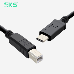 USB C to USB B <strong>Printer</strong> <strong>Cable</strong> 480Mbps High Speed Type-C to USB-B Male Scanner Cord Compatible with HP Canon Dell <strong>Printer</strong> - Product Image 1