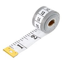 Ruban à mesurer double face durable pour mesurer la taille, les vêtements, les tissus, la couture, fabriqué en fibre de verre flexible