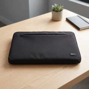 Borsa per Laptop Invigo 14 Pollici, Sottile, in Materiale PC Morbido, Sistema di Trasporto a Tracolla, Chiusura con Cerniera, per Uso Quotidiano, Modello Riciclato - Product Image 3