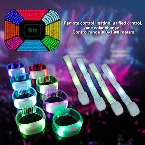 Pulsera LED con Control Remoto DMX, Iluminación para Conciertos, Pulsera Luminosa con Luces LED Activadas por Sonido para Eventos y Fiestas - Product Image 6
