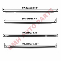 Moldura Burlete Exterior de Ventana para Toyota RAV4 Gen3 2006 2007 2008 2009 2010 2011 2012 (Versión EE. UU.)