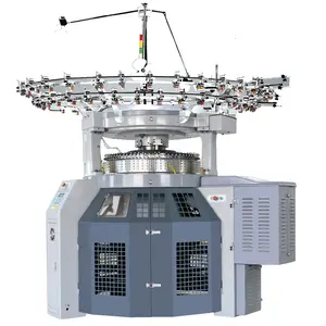 Multi-function Good Reliability Double Jersey Transfer -rib Circular Warp Knitting Machine