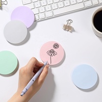 Haute qualité taille personnalisée mignon étudiant papeterie ronde bloc-notes fournisseur de bureau