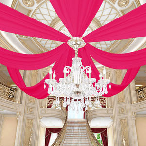 Premium Ceiling Drapes from Suppliers Chiffon Wedding <b>Curtains</b> for Various Event Settings for All Events - Product Image 5