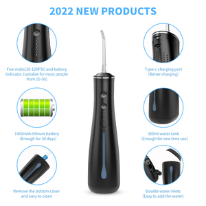 Bycare Offre Spéciale – Hydropulseur Dentaire Portable Étanche 300 ml, Sans Fil, Rechargeable IPX7, avec 4 Buses Interchangeables - Product Image 6