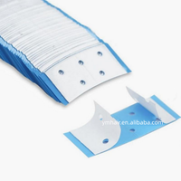 Ruban adhésif double face invisible ultra-résistant, mini-bandes bleues pour toupets, extensions capillaires et perruques, 36 unités/paquet