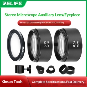 <span class=keywords><strong>Objectif</strong></span> auxiliaire Sunshine 0.5X 0.7X pour microscope stéréo, avec protections anti-huile et anti-poussière, adaptateur caméra pour réparation de téléphones - Product Image 6