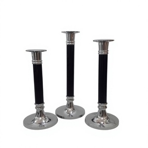 OEM Customized Aluminum Candle <b>Holder</b> Tall <b>Brass</b> Finish <b>Candlestick</b> <b>Holder</b> For Home Decoration Durable Design - Product Image 2