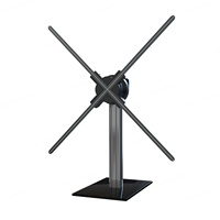Ventilateur holographique 3D Missyou, projecteur publicitaire de 65 cm de diamètre, affichage avec application WIFI, télécommande pour LED 768, possibilité de raccordement multiple