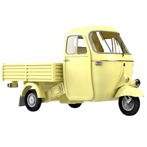 Achetez un nouveau tricycle électrique cargo fermé, véhicule utilitaire léger à trois roues pour livraison et transport commercial 60V - Product Image 1