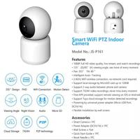 Wistino 2MP CCTV cámara de seguridad visión nocturna a todo color almacenamiento en la nube cámara interior para el cuidado del bebé