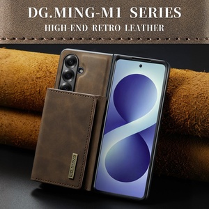 เคสโทรศัพท์แบบกระเป๋าหนัง PU แม่เหล็กสำหรับ Samsung Z Fold 8 Ultra 4 5 6 7 พร้อมที่ใส่บัตร 2 in 1 และขาตั้งป้องกัน - Product Image 5