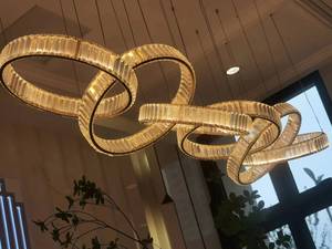 Modern <strong>Luxury</strong> Crystal Ring Chandelier LED Lamps <strong>Light</strong> <strong>Fixture</strong> for Dining Room Bedroom Living Hotel Decoration - Product Image 6